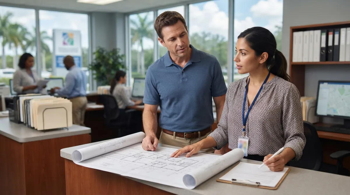 where can contractors get permit filing help in broward county