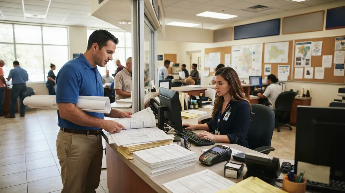 where can contractors get permit filing help in broward county