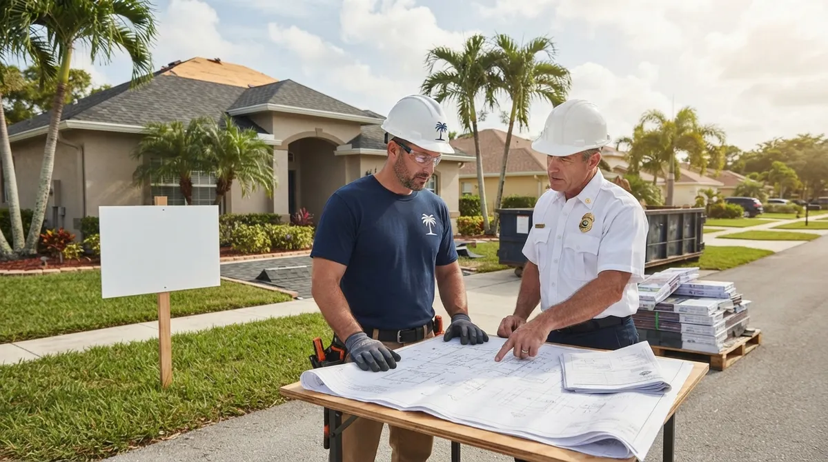 who should roofers in pembroke pines hire for permit expediting