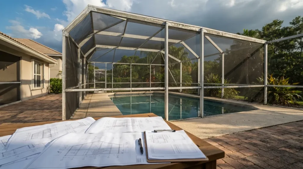 Pool Cage Without a Permit in Florida: Your 2026 Fix Guide