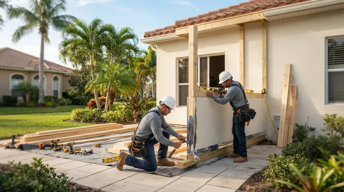 neighbors reported unpermitted work florida