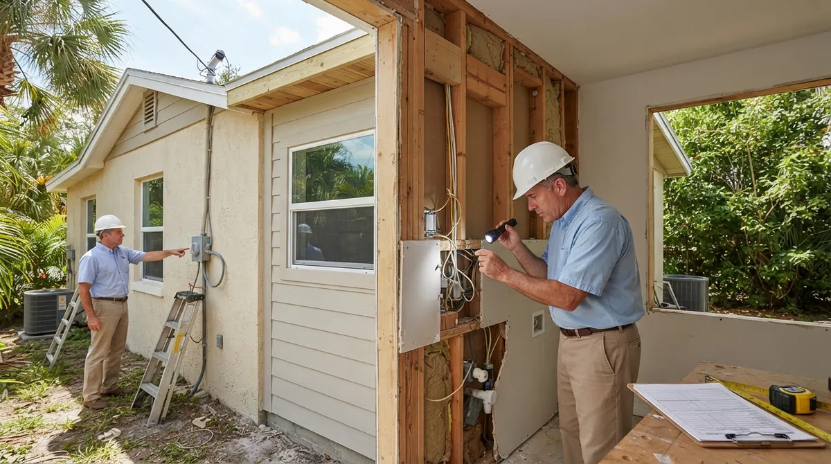 rental property unpermitted work florida