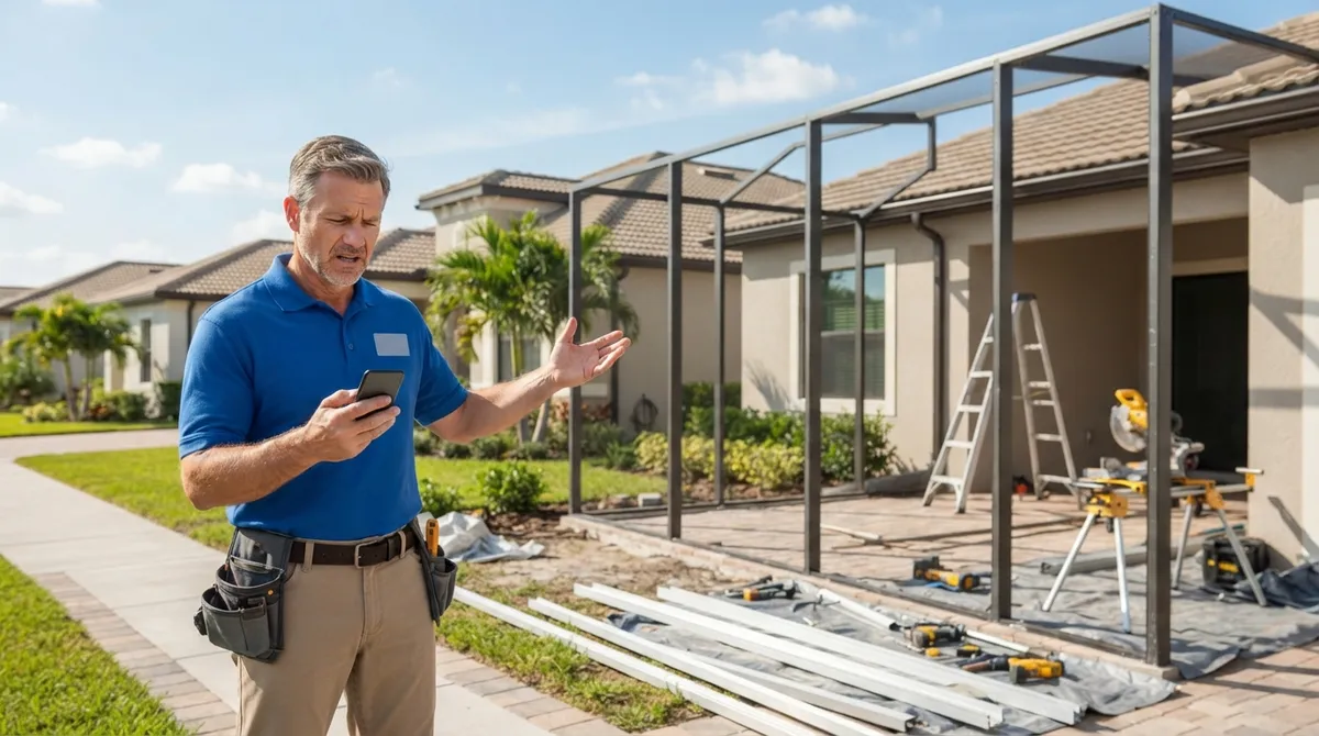 who should i hire for after the fact screen enclosure florida