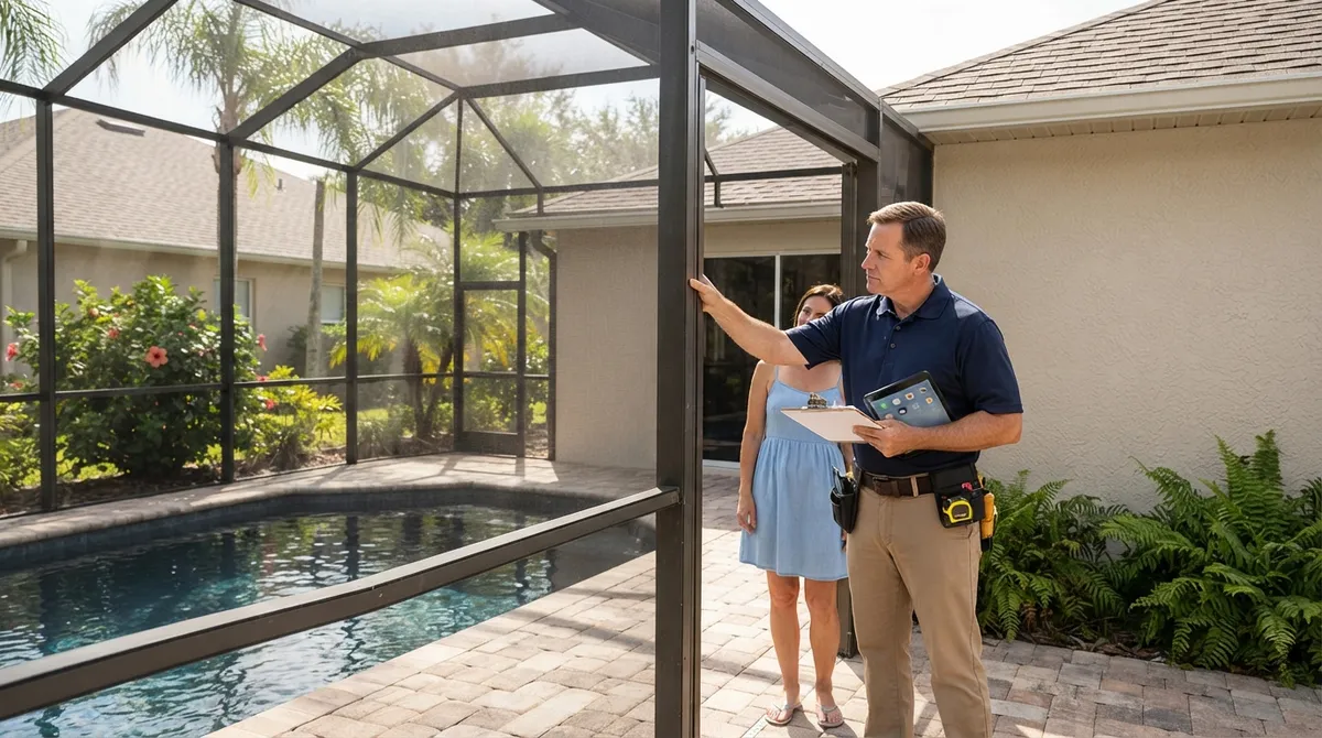 after the fact screen enclosure florida