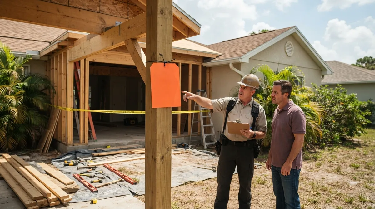 how do i avoid demolition of unpermitted work in florida