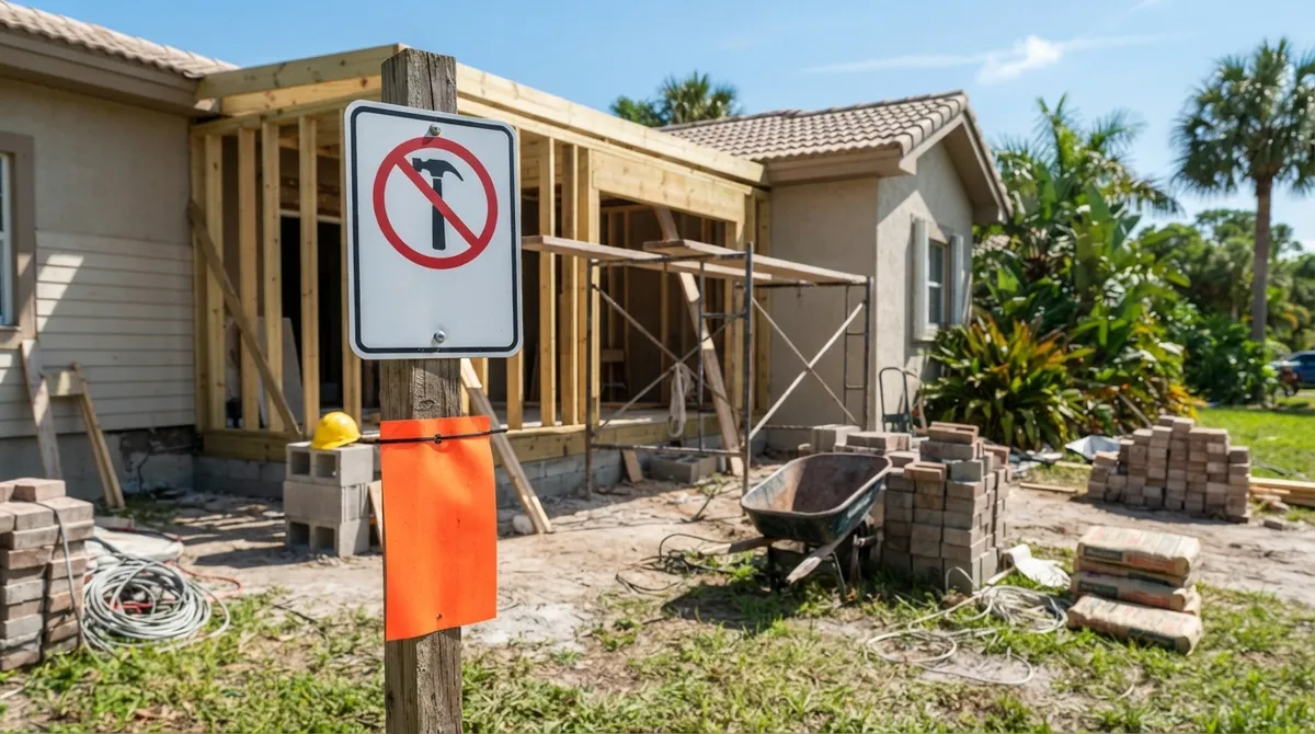 unpermitted work in florida