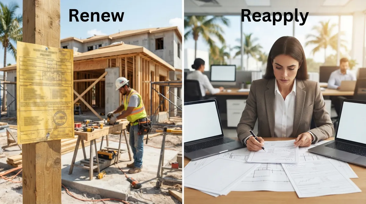 expired building permit west palm beach