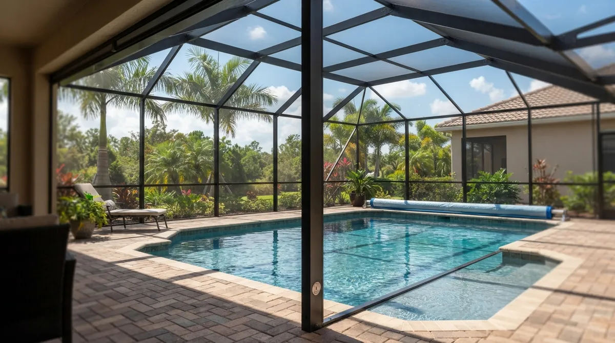 how do i legalize an unpermitted pool cage in florida