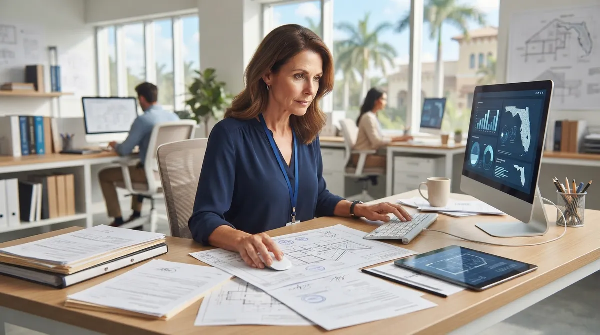 who should roofers hire for permit filing in palm beach